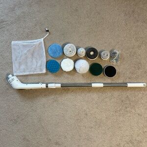 Electric Cleaning Brush Set with Attachments